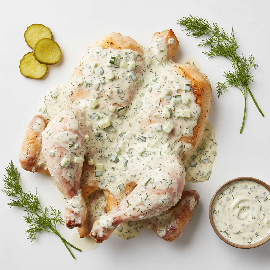 Dill Pickle Ranch Flattened Hen