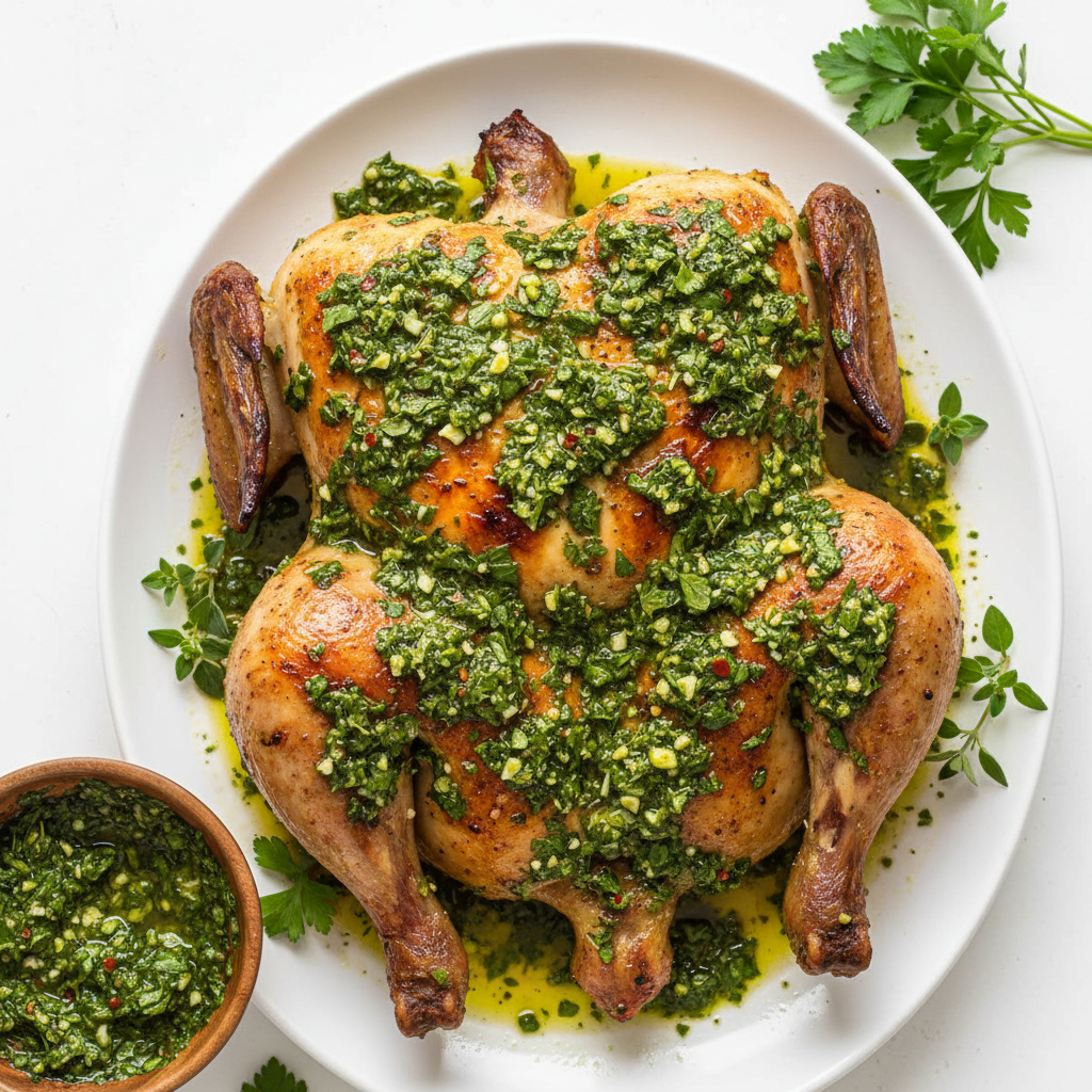 Chimichurri Flattened Hen